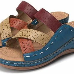 Nuheel® Women Premium Orthopedic Open Toe Vintage Anti-Slip Breathable Sandals Woman 51 Nuheel® Women Premium Orthopedic Open Toe Vintage Anti-Slip Breathable Sandals Woman