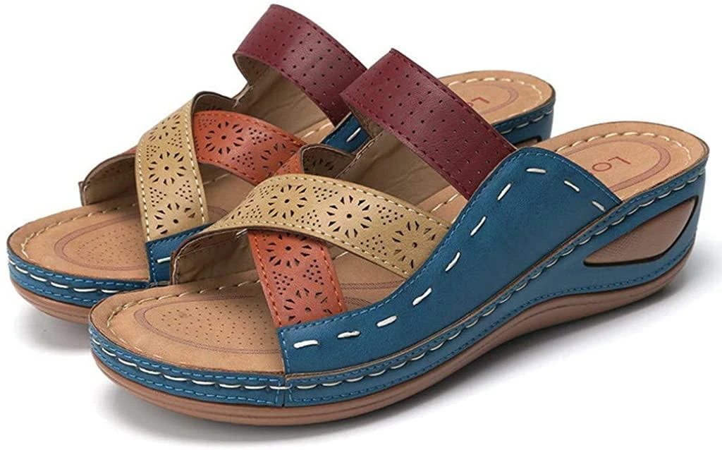 Nuheel® Women Premium Orthopedic Open Toe Vintage Anti-Slip Breathable Sandals Woman 21 Nuheel® Women Premium Orthopedic Open Toe Vintage Anti-Slip Breathable Sandals Woman