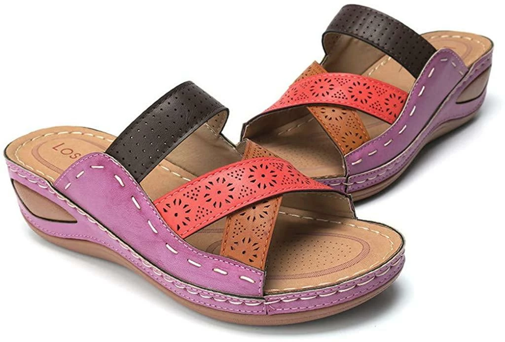 Nuheel® Women Premium Orthopedic Open Toe Vintage Anti-Slip Breathable Sandals Woman 4 Nuheel® Women Premium Orthopedic Open Toe Vintage Anti-Slip Breathable Sandals Woman