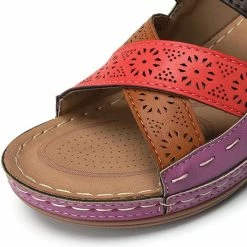 Nuheel® Women Premium Orthopedic Open Toe Vintage Anti-Slip Breathable Sandals Woman 37 Nuheel® Women Premium Orthopedic Open Toe Vintage Anti-Slip Breathable Sandals Woman