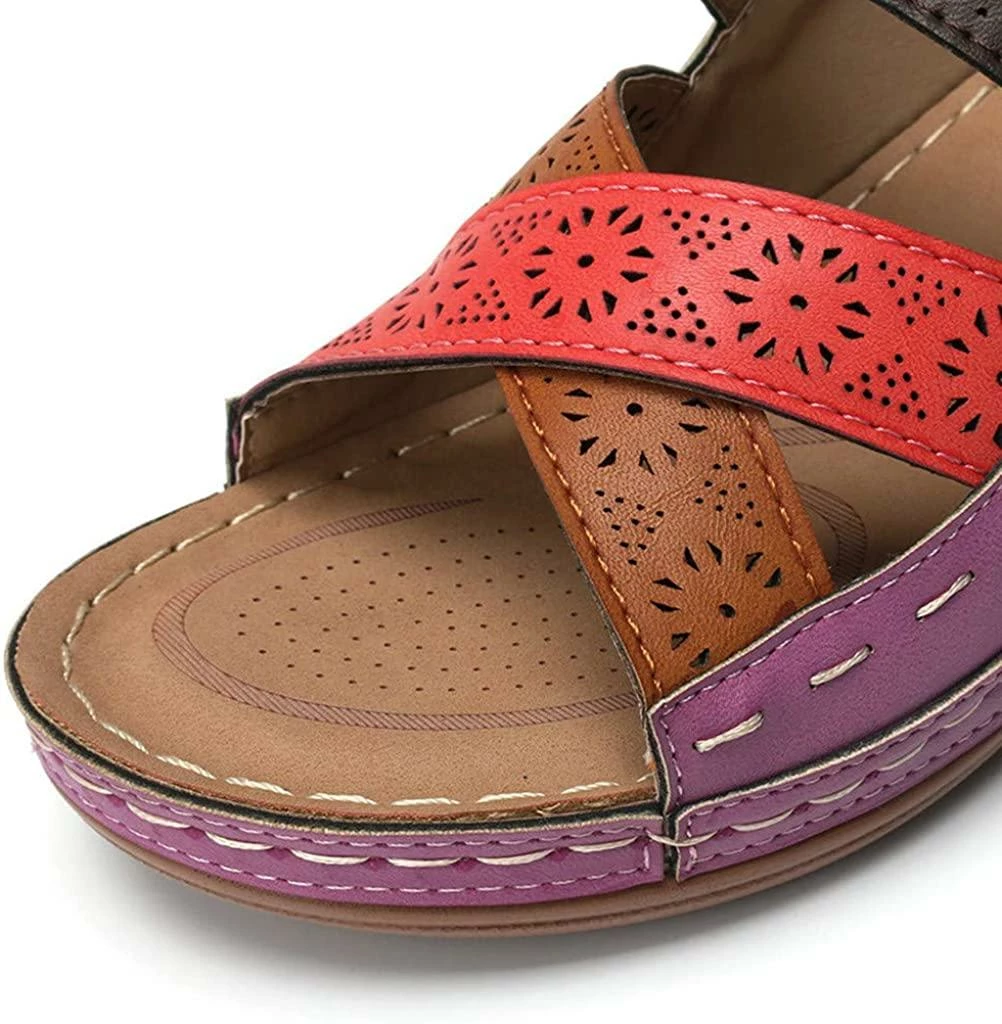 Nuheel® Women Premium Orthopedic Open Toe Vintage Anti-Slip Breathable Sandals Woman 7 Nuheel® Women Premium Orthopedic Open Toe Vintage Anti-Slip Breathable Sandals Woman