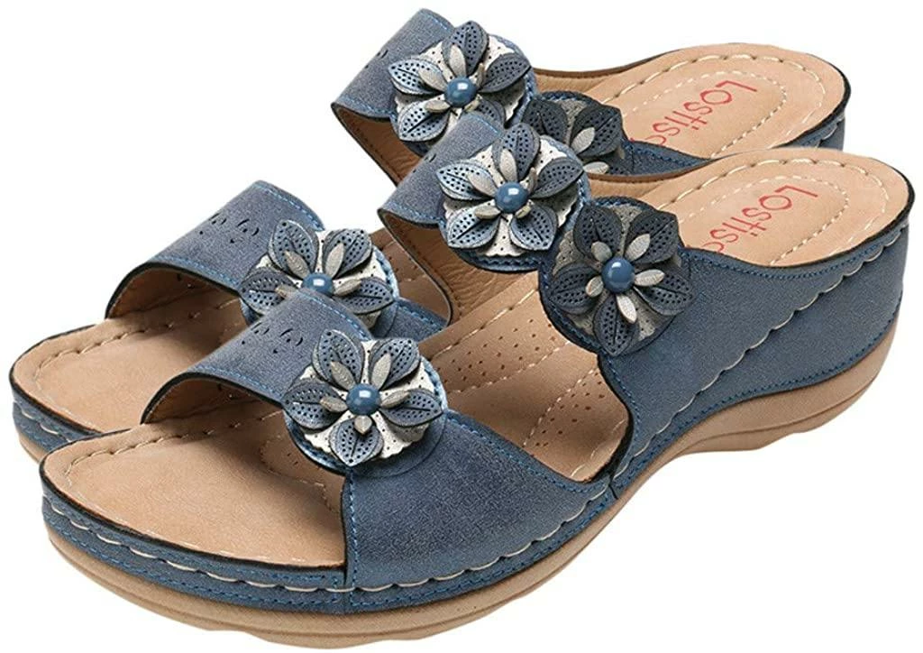 Nuheel® Women Premium Orthopedic Open Toe Vintage Anti-Slip Breathable Sandals Woman 28 Nuheel® Women Premium Orthopedic Open Toe Vintage Anti-Slip Breathable Sandals Woman