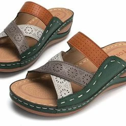 Nuheel® Women Premium Orthopedic Open Toe Vintage Anti-Slip Breathable Sandals Woman 63 Nuheel® Women Premium Orthopedic Open Toe Vintage Anti-Slip Breathable Sandals Woman