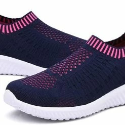 Nuheel® Woman Women's Casual Walking Shoes Breathable Mesh Work Slip-on Lightweight Sneakers