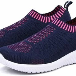 Nuheel® Woman Women's Casual Walking Shoes Breathable Mesh Work Slip-on Lightweight Sneakers