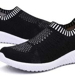 Nuheel® Woman Women's Casual Walking Shoes Breathable Mesh Work Slip-on Sneakers