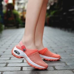 Nuheel® Woman Women's Medium-Heeled Casual Sandals Slippers Semi-Rigid Arch Support And Breathable