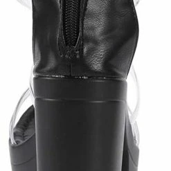 Nuheel® Women's Open Toe Sandals Summer Wedding Dress Heels Sandals Ankle Strap Chunky High Pump Shoes Woman