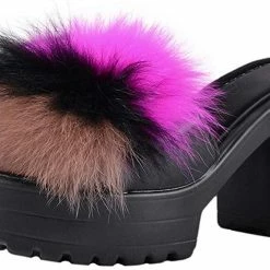 Nuheel® Womens Platform Sandals Chunky Heel Open Toe Strap High Heeled Dress Pumps