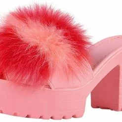 Nuheel® Womens Platform Sandals Chunky Heel Open Toe Strap High Heeled Dress Pumps