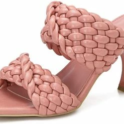 Nuheel® Nuheel Women's Stiletto Mules Sandals High Heel Slides Slip On Square Open Toe Dress Backless Heeled Slippers Woman