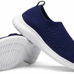 Nuheel Woman Womens Walking Shoes Lightweight Elastic Sock Athletic Running Shoes Mesh Sneakers Comfort Work Shoe