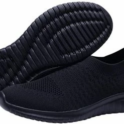 Nuheel Woman Womens Walking Shoes Lightweight Elastic Sock Athletic Running Shoes Mesh Sneakers Comfort Work Shoe