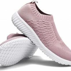 Nuheel Woman Womens Walking Shoes Lightweight Elastic Sock Athletic Running Shoes Mesh Sneakers Comfort Work Shoe
