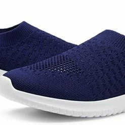 Nuheel Woman Womens Walking Shoes Lightweight Elastic Sock Athletic Running Shoes Mesh Sneakers Comfort Work Shoe