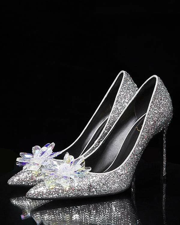 Nuheel® Nuheel Crystal Bridal Shoes Sheepskin Wedding Shoes For Bride Stiletto Bridesmaid Shoes 12 5 Nuheel® Nuheel Crystal Bridal Shoes Sheepskin Wedding Shoes For Bride Stiletto Bridesmaid Shoes 12