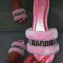 Nuheel® Woman Women's Slippers Fashion Crystal Beach Flat Shoes Slides Plus Size Flip Flops Open Toe