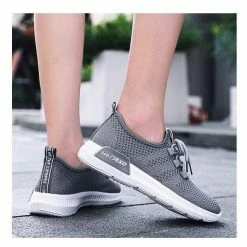 Nuheel® Nuheel Breathable White Sneakers For Women Comfortable Best Running TENNIS Shoes Casual Shoes Knit Shoes