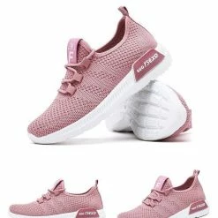 Nuheel® Nuheel Breathable White Sneakers For Women Comfortable Best Running TENNIS Shoes Casual Shoes Knit Shoes