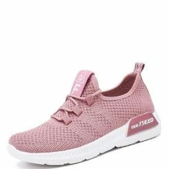 Nuheel® Nuheel Breathable White Sneakers For Women Comfortable Best Running TENNIS Shoes Casual Shoes Knit Shoes