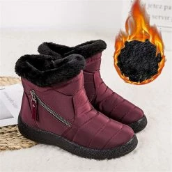 Nuheel® Snow Boots For Womens Warm Fur Lined Booties Thickening Shoes Woman