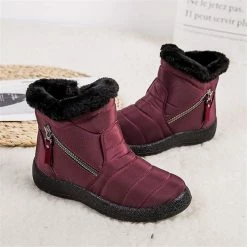 Nuheel® Snow Boots For Womens Warm Fur Lined Booties Thickening Shoes Woman