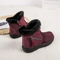 Nuheel® Snow Boots For Womens Warm Fur Lined Booties Thickening Shoes Woman