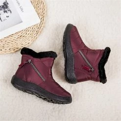 Nuheel® Snow Boots For Womens Warm Fur Lined Booties Thickening Shoes Woman