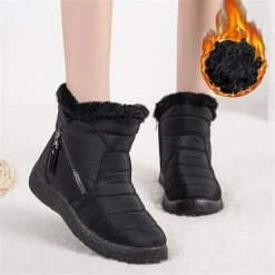 Nuheel® Snow Boots For Womens Warm Fur Lined Booties Thickening Shoes Woman