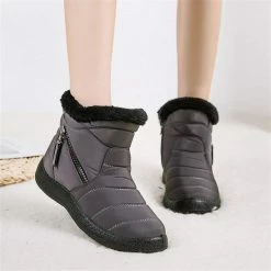 Nuheel® Snow Boots For Womens Warm Fur Lined Booties Thickening Shoes Woman