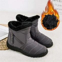 Nuheel® Snow Boots For Womens Warm Fur Lined Booties Thickening Shoes Woman