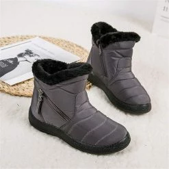 Nuheel® Snow Boots For Womens Warm Fur Lined Booties Thickening Shoes Woman