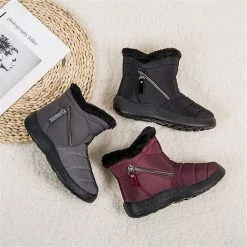 Nuheel® Snow Boots For Womens Warm Fur Lined Booties Thickening Shoes Woman