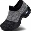 Nuheel® Woman Womens Cushion Walking Shoes Sock Sneakers Tennis Shoes
