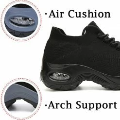 Nuheel® Woman Womens Cushion Walking Shoes Sock Sneakers Tennis Shoes 131 Nuheel® Woman Womens Cushion Walking Shoes Sock Sneakers Tennis Shoes