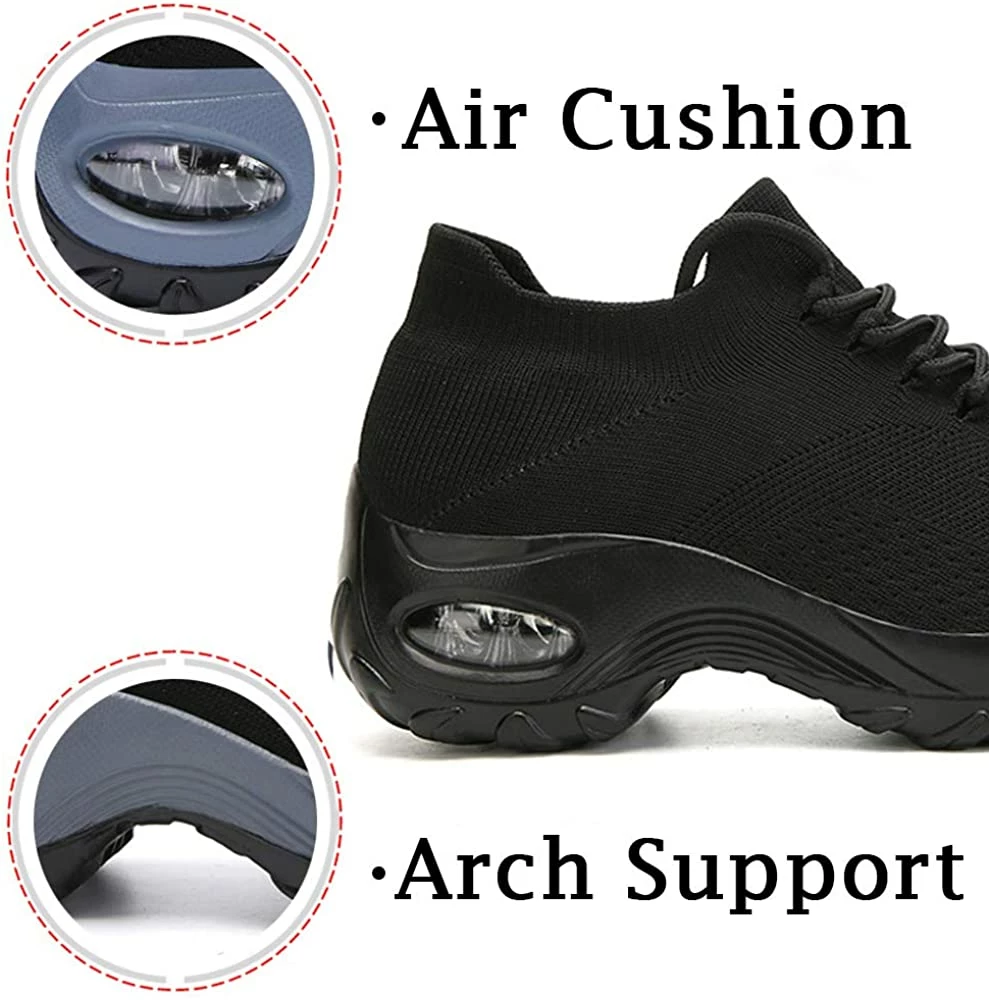 Nuheel® Woman Womens Cushion Walking Shoes Sock Sneakers Tennis Shoes 41 Nuheel® Woman Womens Cushion Walking Shoes Sock Sneakers Tennis Shoes