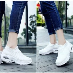 Nuheel® Woman Womens Cushion Walking Shoes Sock Sneakers Tennis Shoes 107 Nuheel® Woman Womens Cushion Walking Shoes Sock Sneakers Tennis Shoes