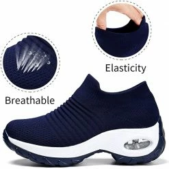 Nuheel® Woman Womens Cushion Walking Shoes Sock Sneakers Tennis Shoes 110 Nuheel® Woman Womens Cushion Walking Shoes Sock Sneakers Tennis Shoes