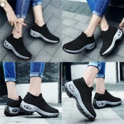 Nuheel® Woman Womens Cushion Walking Shoes Sock Sneakers Tennis Shoes 158 Nuheel® Woman Womens Cushion Walking Shoes Sock Sneakers Tennis Shoes