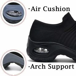 Nuheel® Woman Womens Cushion Walking Shoes Sock Sneakers Tennis Shoes 175 Nuheel® Woman Womens Cushion Walking Shoes Sock Sneakers Tennis Shoes