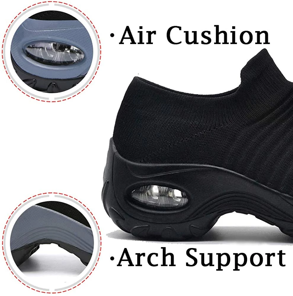 Nuheel® Woman Womens Cushion Walking Shoes Sock Sneakers Tennis Shoes 85 Nuheel® Woman Womens Cushion Walking Shoes Sock Sneakers Tennis Shoes