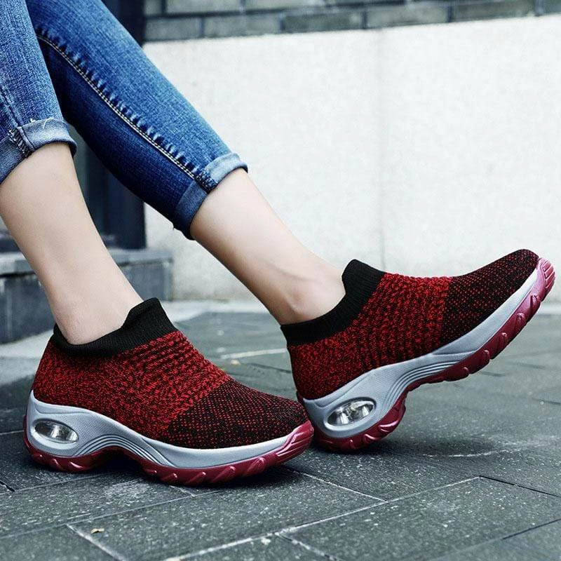 Nuheel® Woman Womens Cushion Walking Shoes Sock Sneakers Tennis Shoes 90 Nuheel® Woman Womens Cushion Walking Shoes Sock Sneakers Tennis Shoes