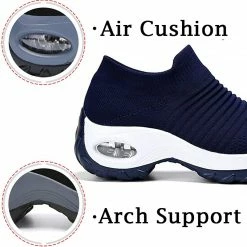 Nuheel® Woman Womens Cushion Walking Shoes Sock Sneakers Tennis Shoes 111 Nuheel® Woman Womens Cushion Walking Shoes Sock Sneakers Tennis Shoes
