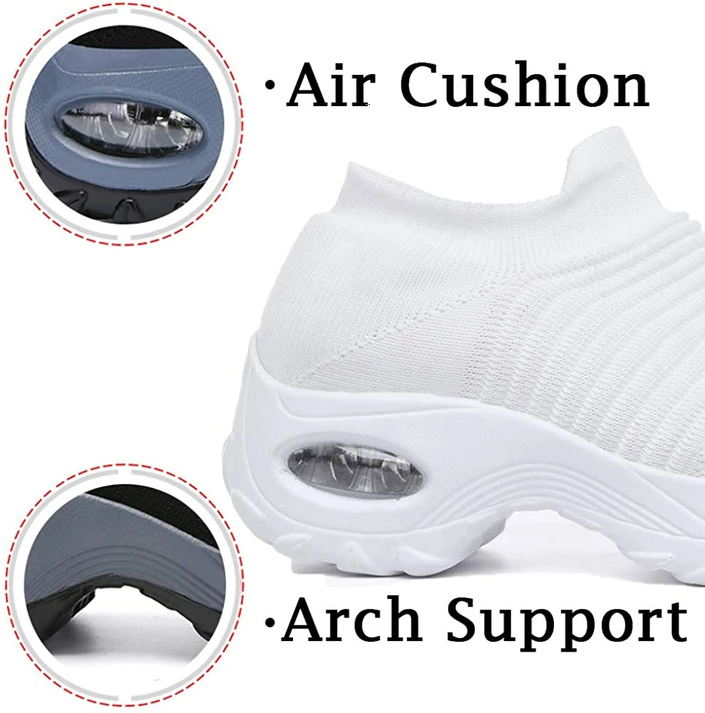 Nuheel® Woman Womens Cushion Walking Shoes Sock Sneakers Tennis Shoes 14 Nuheel® Woman Womens Cushion Walking Shoes Sock Sneakers Tennis Shoes