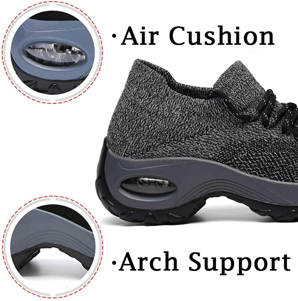 Nuheel® Woman Womens Cushion Walking Shoes Sock Sneakers Tennis Shoes 77 Nuheel® Woman Womens Cushion Walking Shoes Sock Sneakers Tennis Shoes