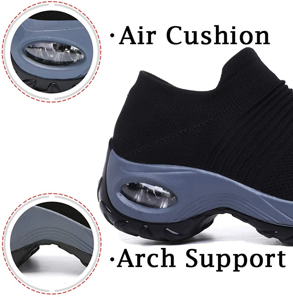 Nuheel® Woman Womens Cushion Walking Shoes Sock Sneakers Tennis Shoes 64 Nuheel® Woman Womens Cushion Walking Shoes Sock Sneakers Tennis Shoes