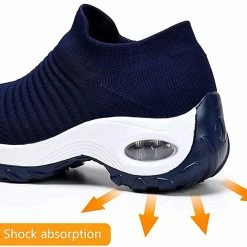 Nuheel® Woman Womens Cushion Walking Shoes Sock Sneakers Tennis Shoes 114 Nuheel® Woman Womens Cushion Walking Shoes Sock Sneakers Tennis Shoes
