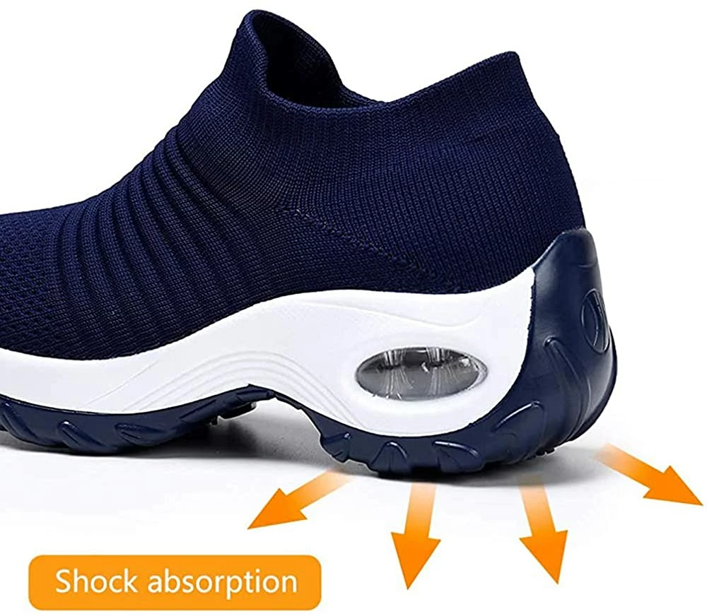Nuheel® Woman Womens Cushion Walking Shoes Sock Sneakers Tennis Shoes 24 Nuheel® Woman Womens Cushion Walking Shoes Sock Sneakers Tennis Shoes