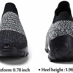 Nuheel® Woman Womens Cushion Walking Shoes Sock Sneakers Tennis Shoes 96 Nuheel® Woman Womens Cushion Walking Shoes Sock Sneakers Tennis Shoes