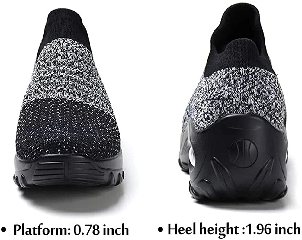 Nuheel® Woman Womens Cushion Walking Shoes Sock Sneakers Tennis Shoes 6 Nuheel® Woman Womens Cushion Walking Shoes Sock Sneakers Tennis Shoes